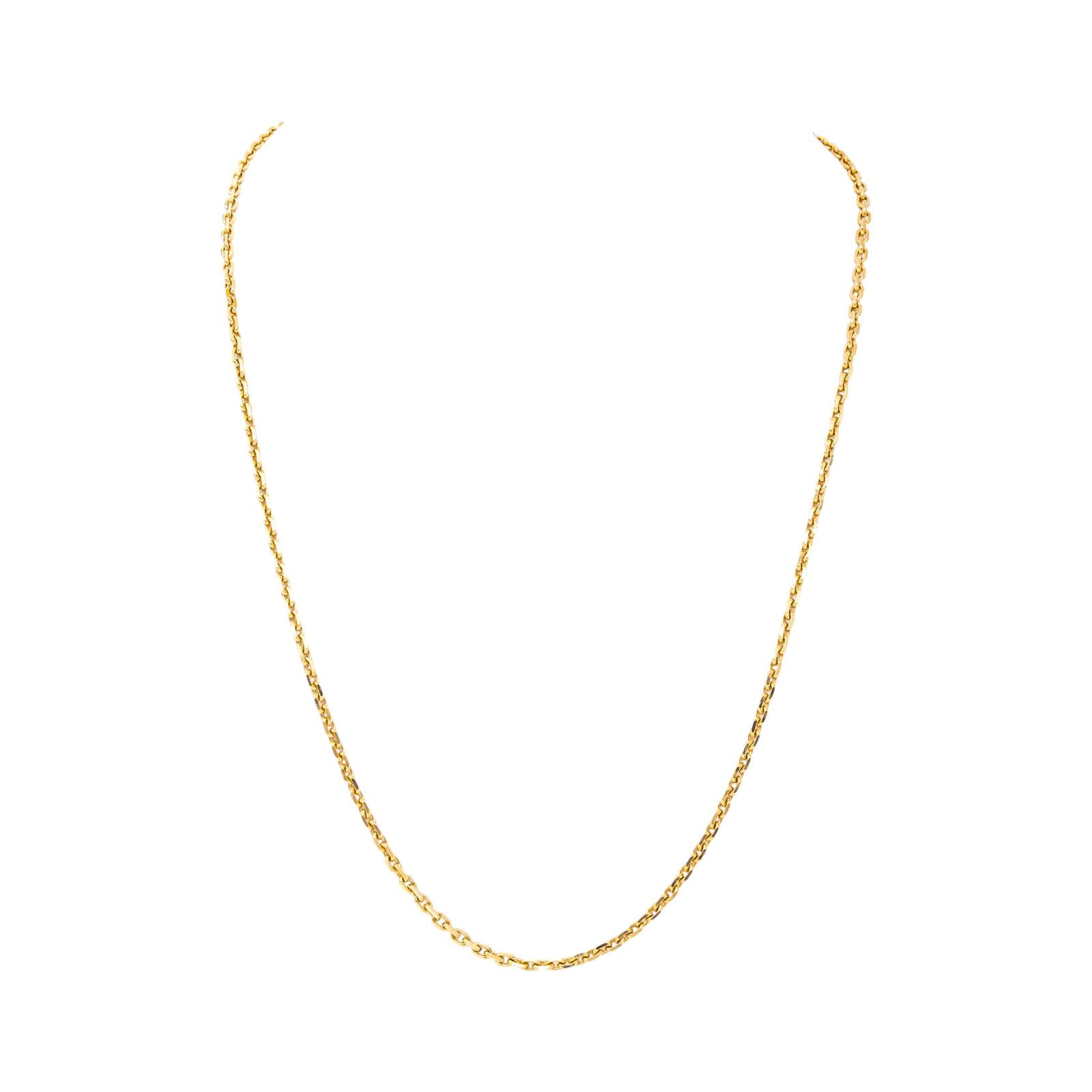 Yellow Gold Forçat Link Necklace