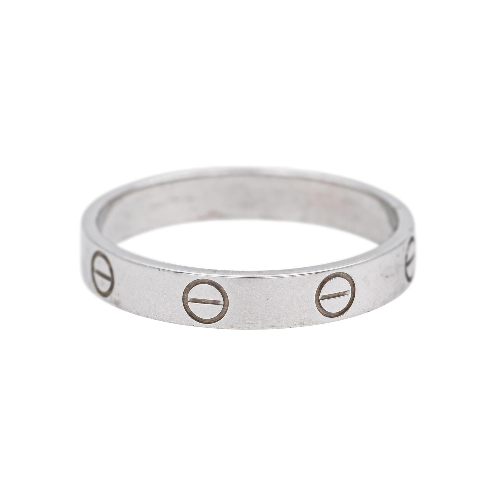 Cartier  Bague  Love  Or blanc