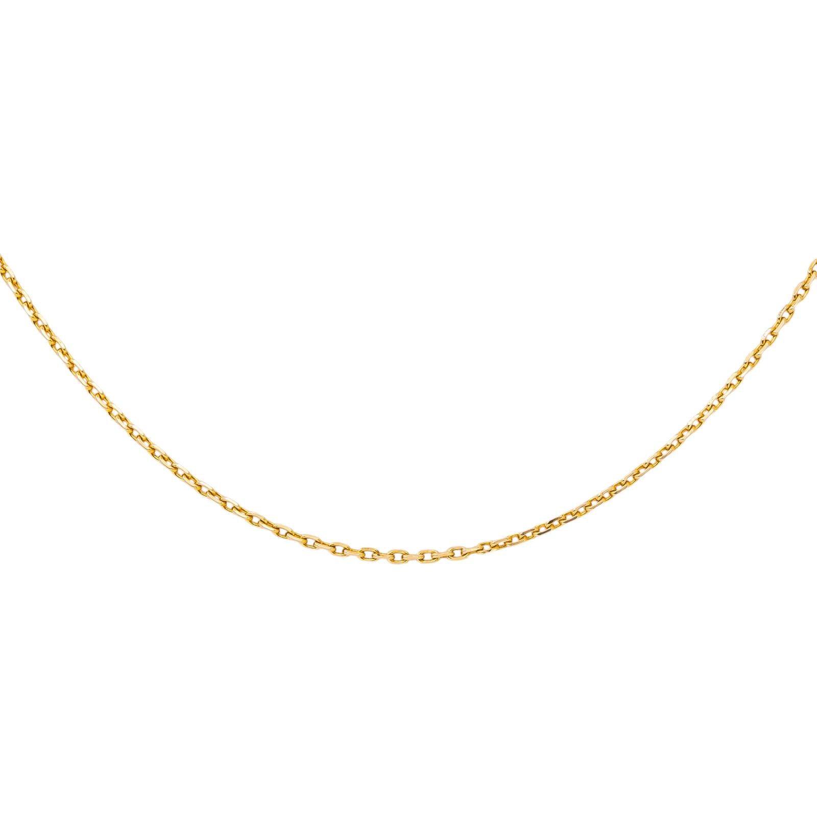 Yellow Gold Forçat Link Necklace