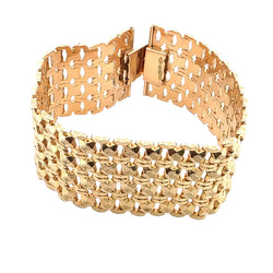 Yellow gold Cuff bracelet