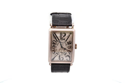Montre FRANCK MULLER Master of Complications en or, saphir et cuir