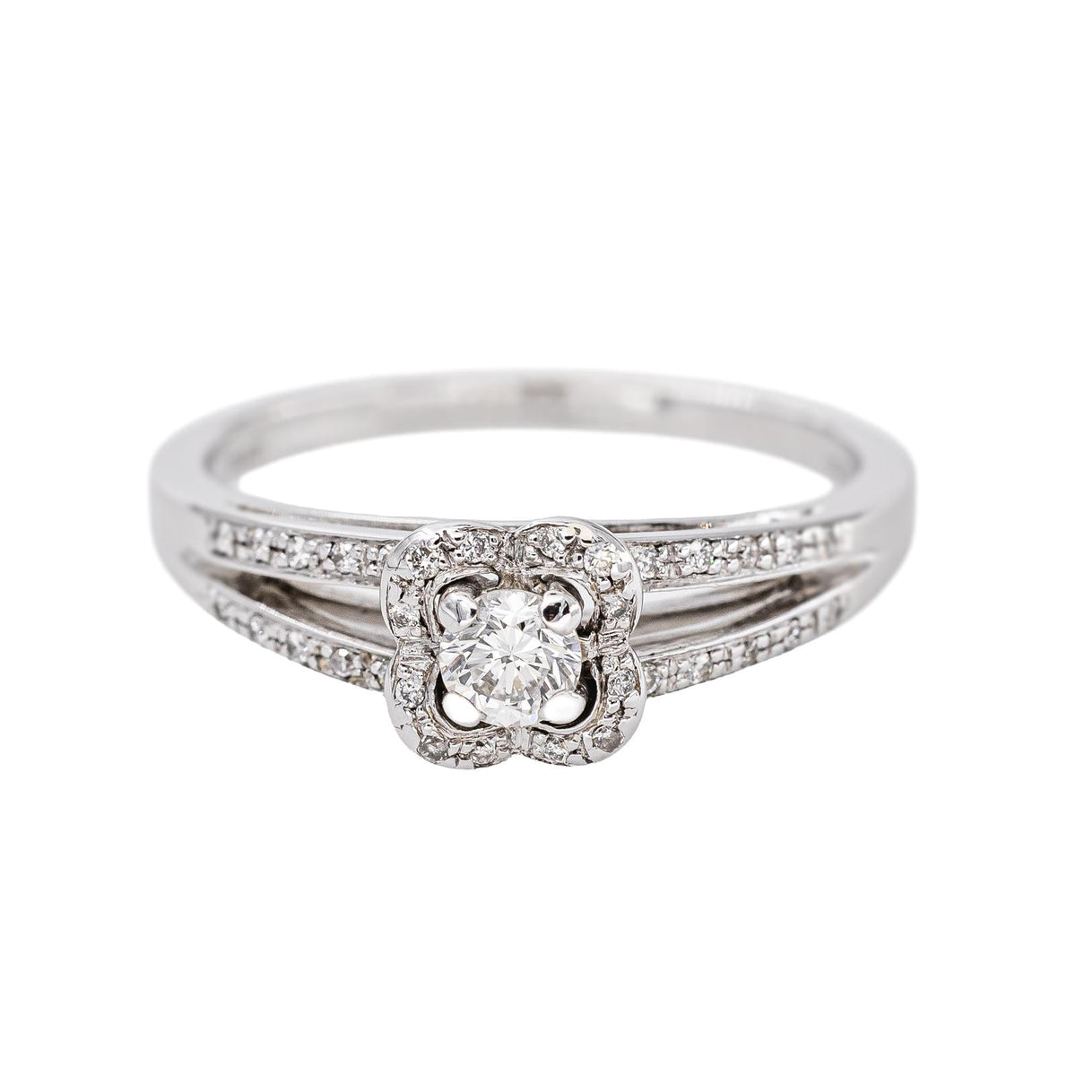 Mauboussin "Chance of Love" Ring in White Gold with Diamond