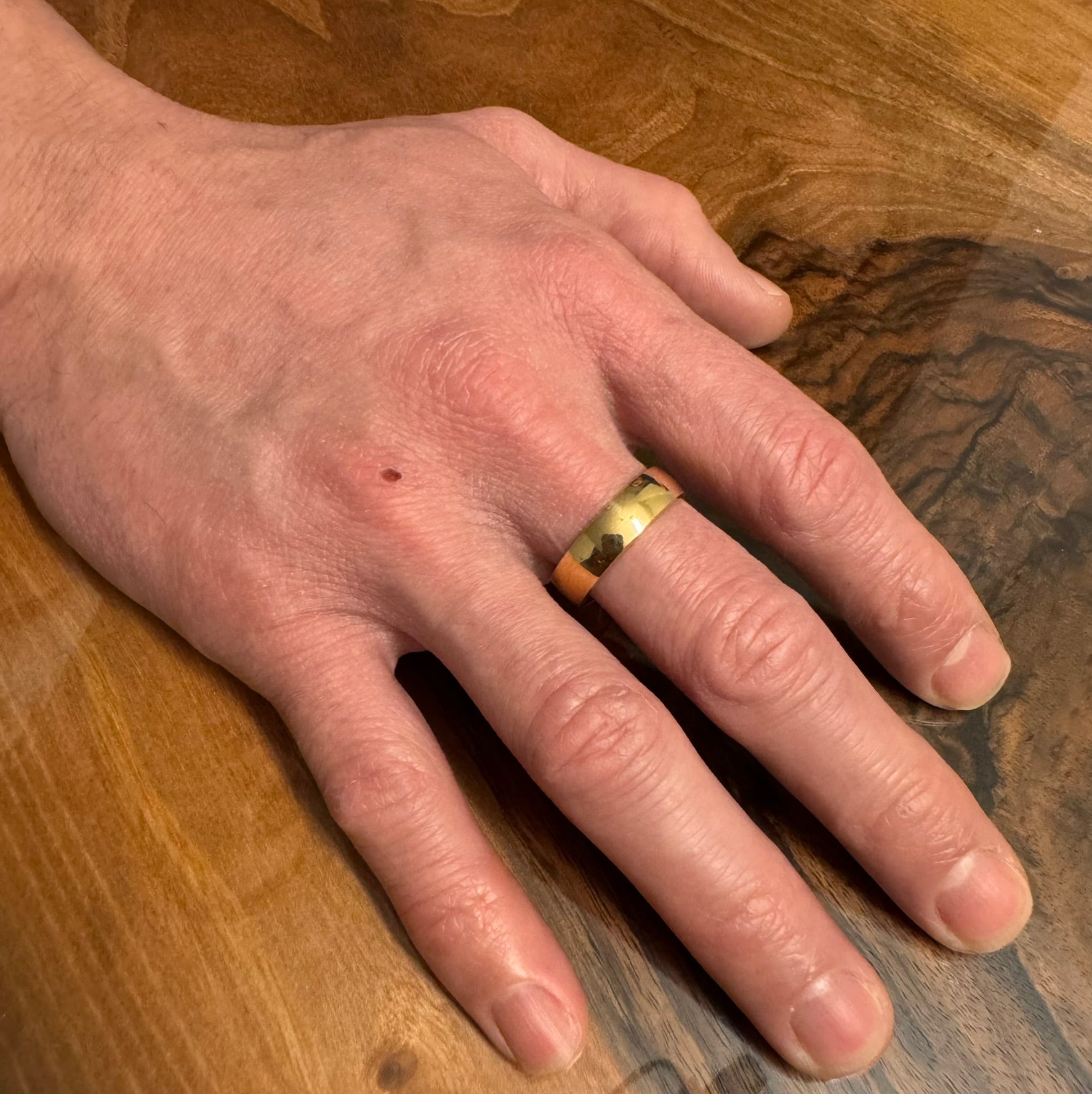 Ring Champagne gold wedding ring