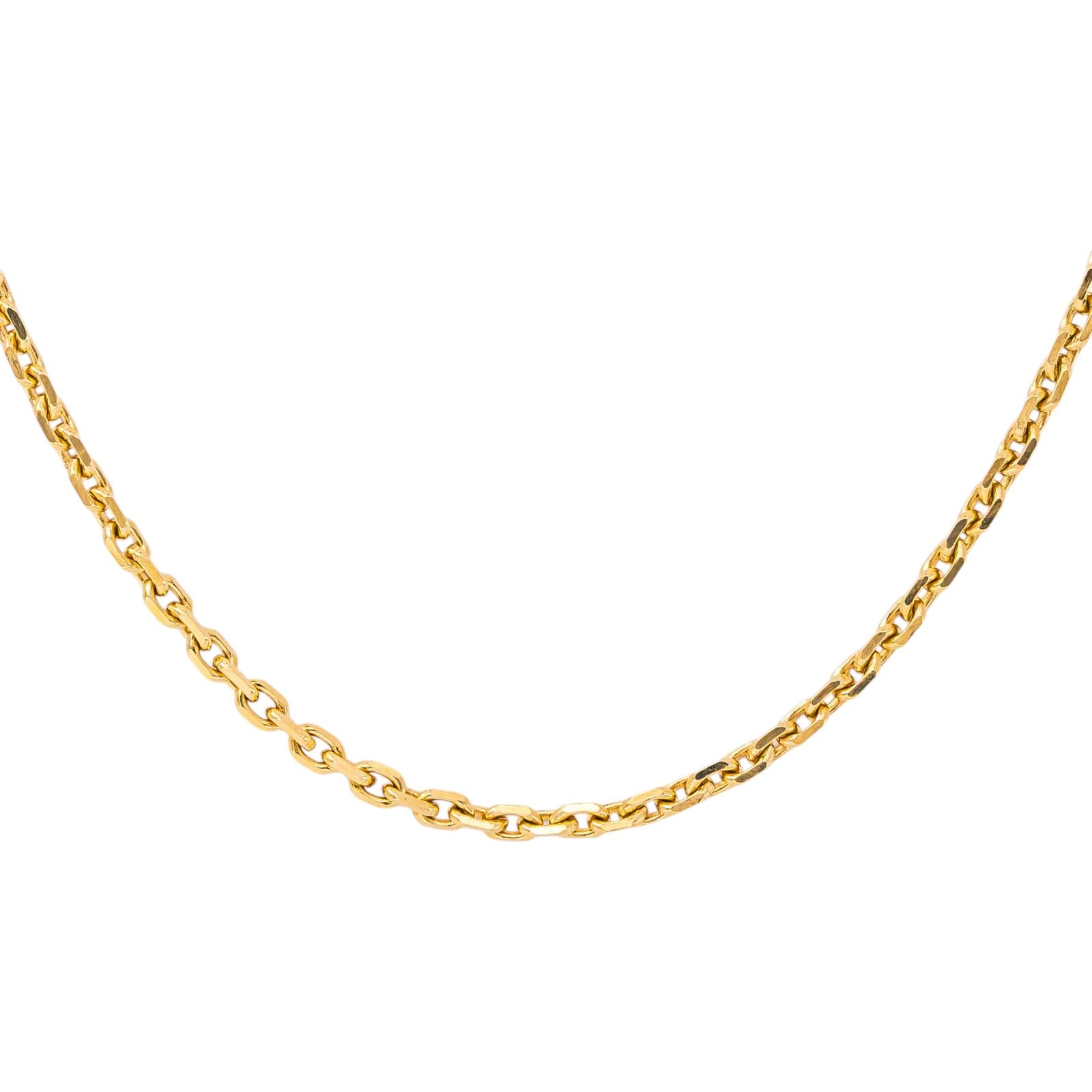 Yellow Gold Forçat Link Necklace