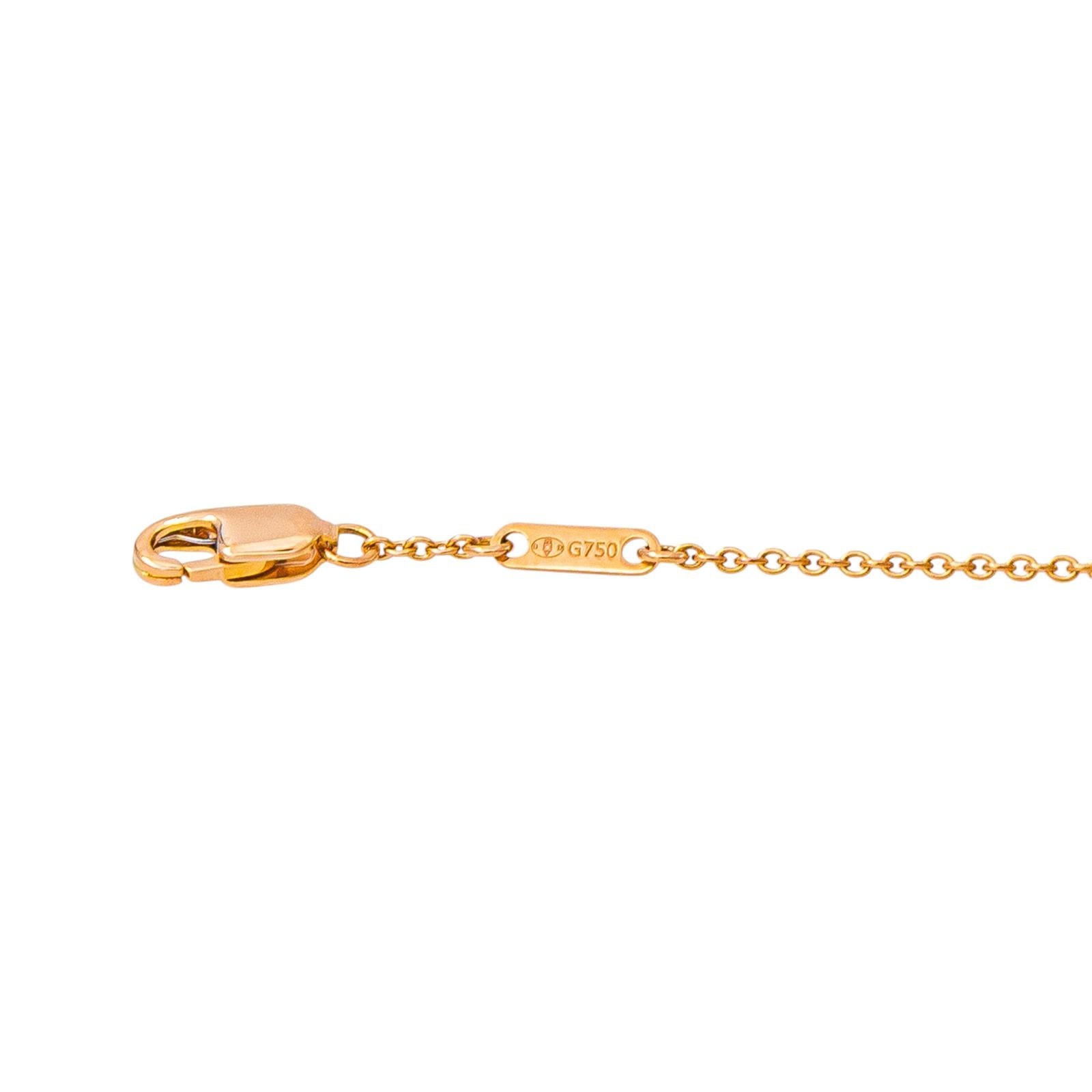 Dinh Van Forçat Link Necklace Rose gold