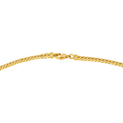 Yellow Gold English Link Necklace
