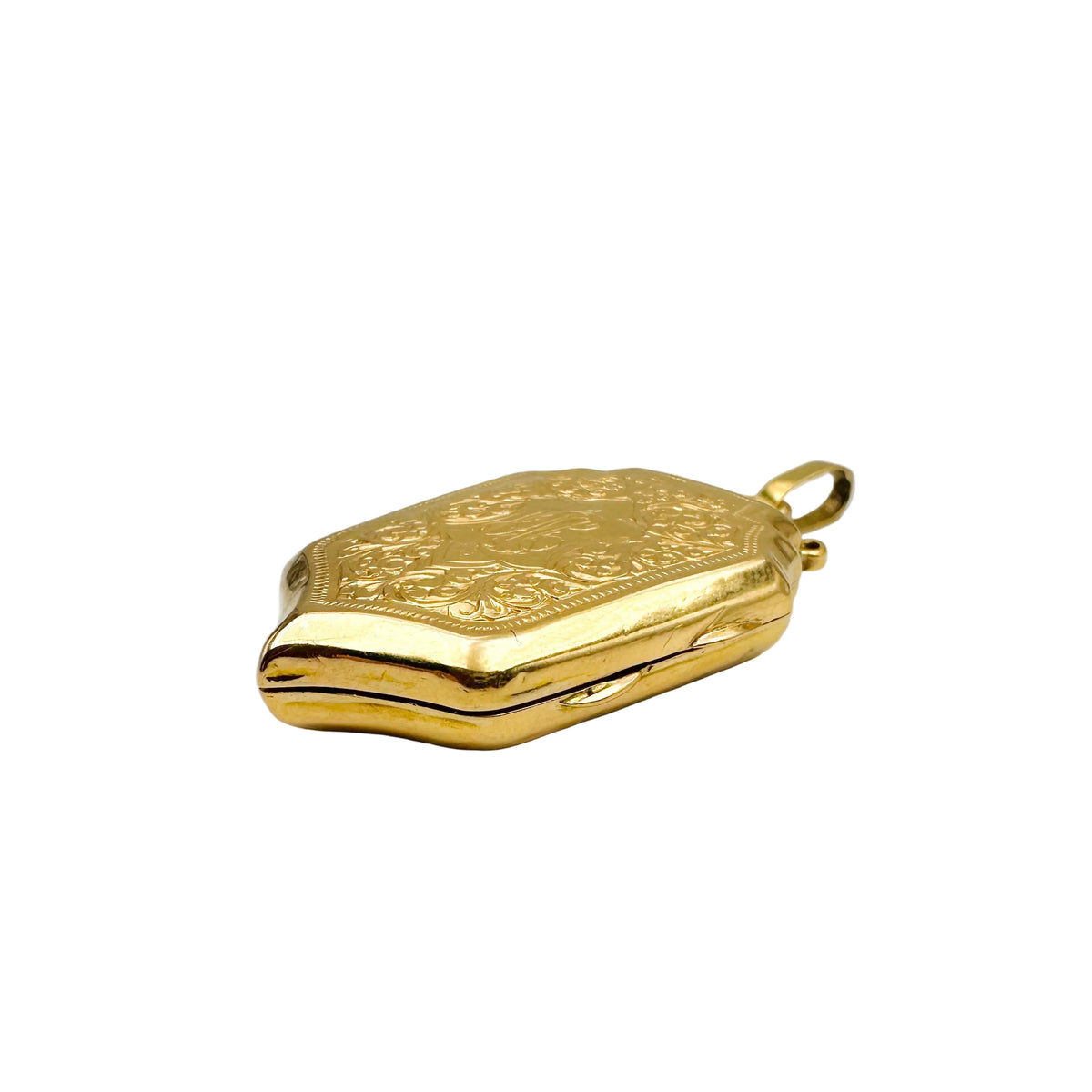 Antique Yellow Gold Locket Pendant