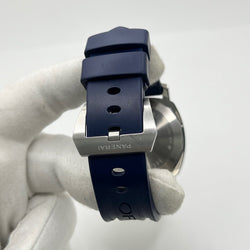 PANERAI "Luminor Base" Watch in Steel and Rubber