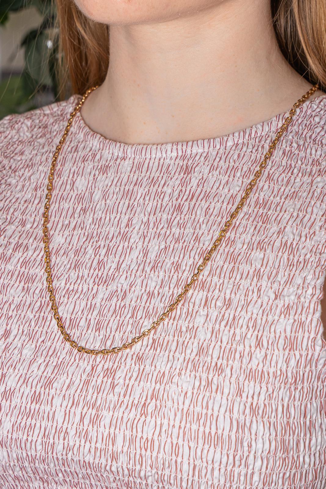 Collier Chaîne Forçat Or rose
