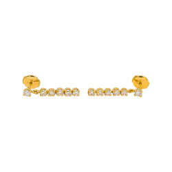 Boucles d'oreilles Or jaune Diamant