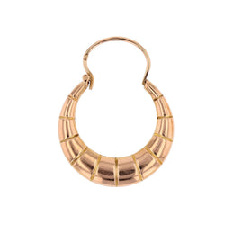 Mono boucle d'oreille Créole en or rose