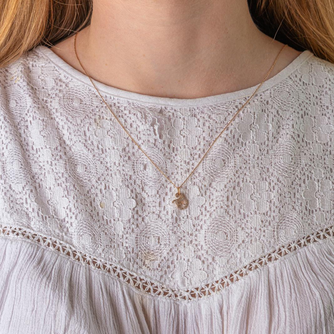 Ginette NY Collier  20 Or rose  Diamant