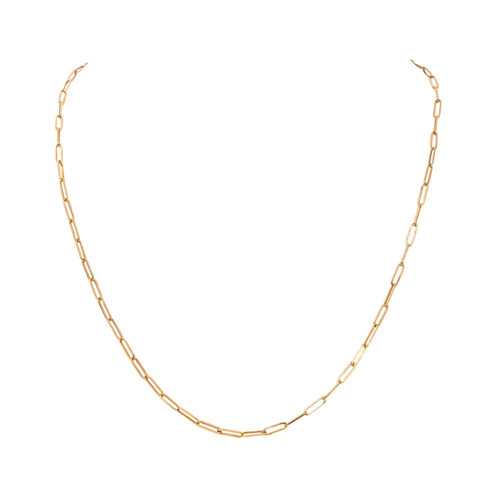 Yellow Gold Horse-Link Necklace