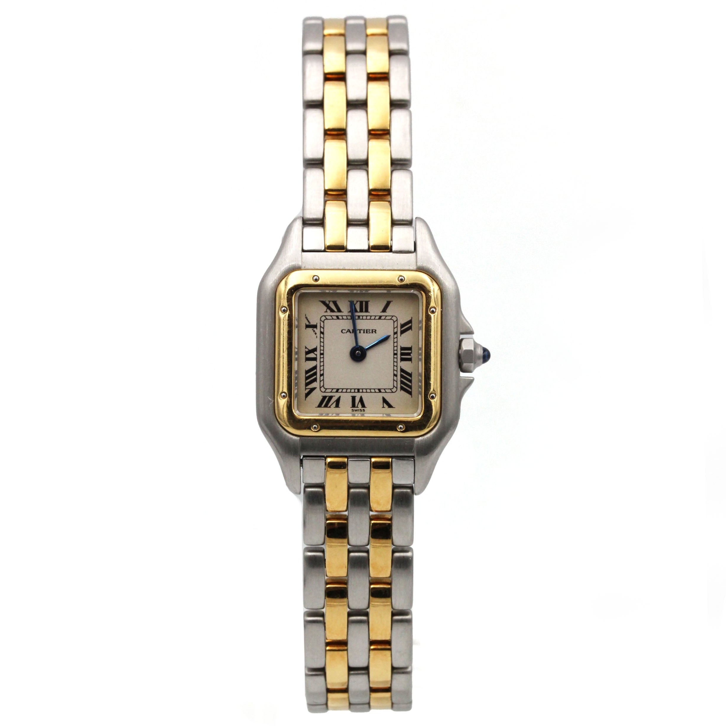 Montre CARTIER Panthère en or jaune, acier et quartz
