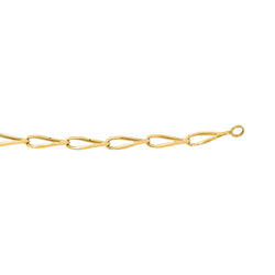 Yellow Gold Horse-Link Necklace