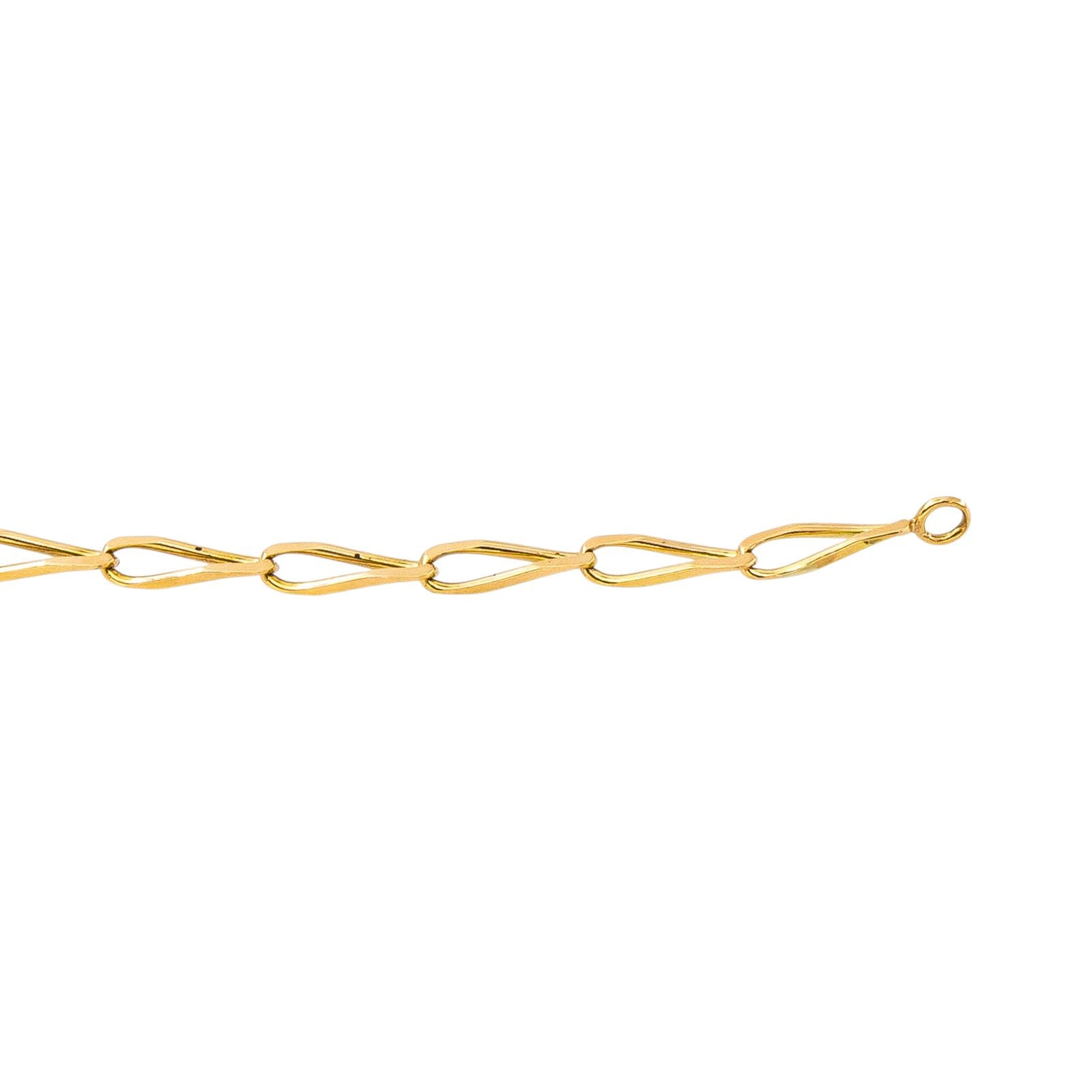 Yellow Gold Horse-Link Necklace