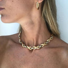 Cartier 18k Bi - color Gold Link Necklace - Castafiore