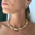 Cartier 18k Bi - color Gold Link Necklace - Castafiore