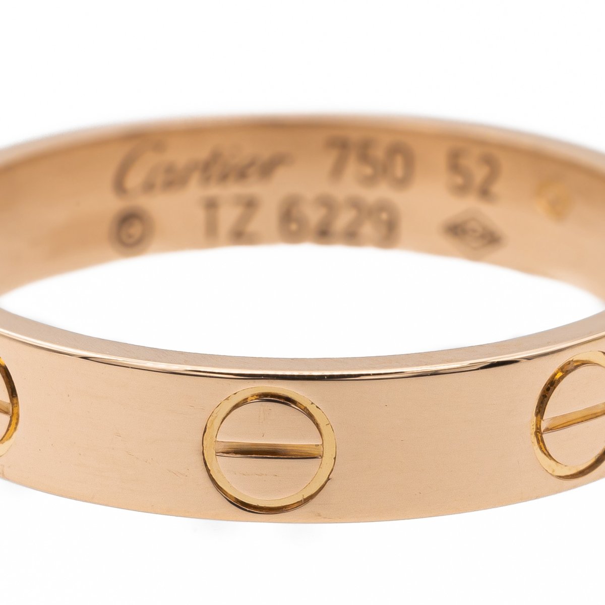 Cartier Bague Alliance Love Or rose - Castafiore