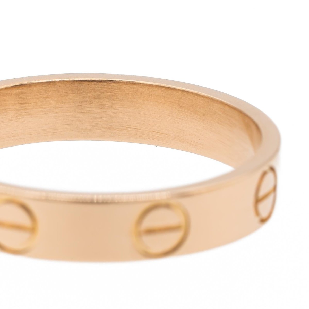 Cartier Bague Alliance Love Or rose - Castafiore