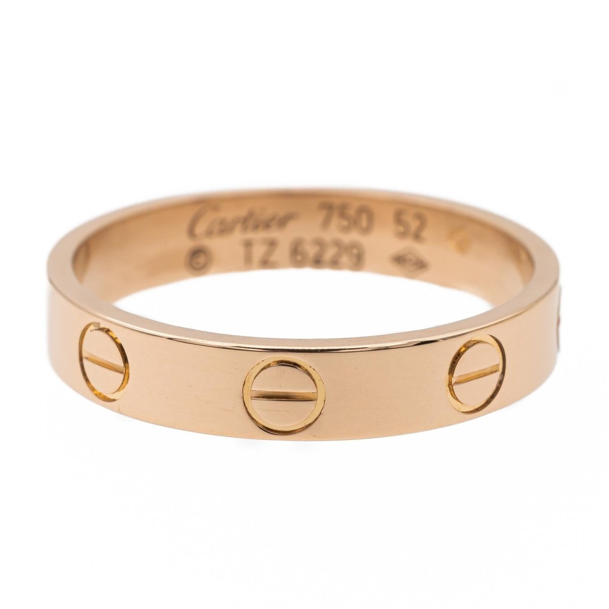 Cartier Bague Alliance Love Or rose - Castafiore