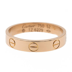 Cartier Bague Alliance Love Or rose - Castafiore