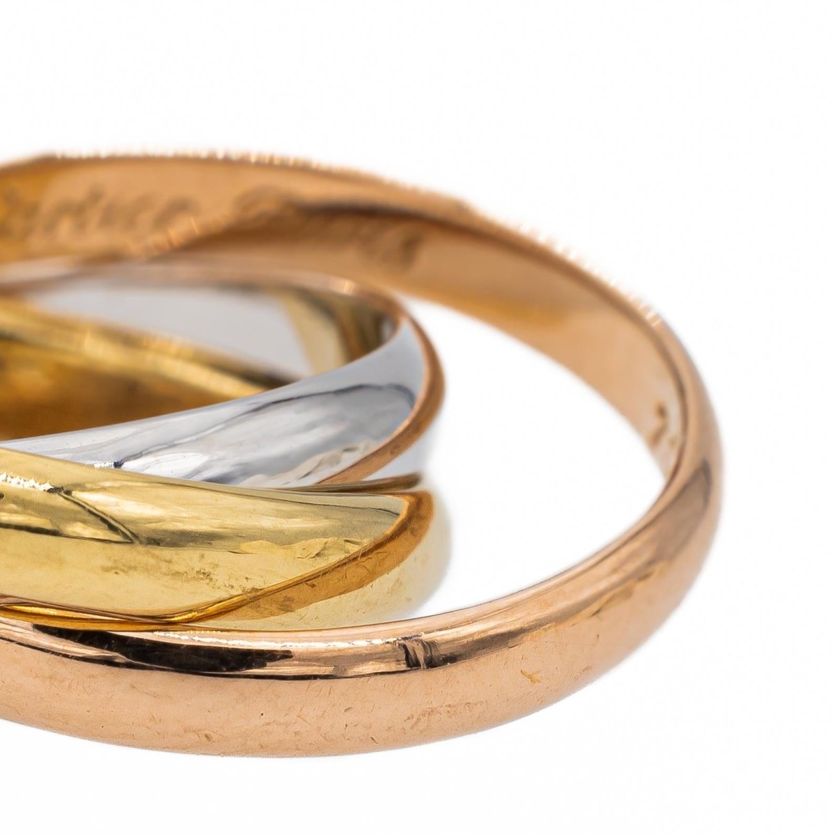 Cartier Bague Alliance Trinity Or jaune - Castafiore