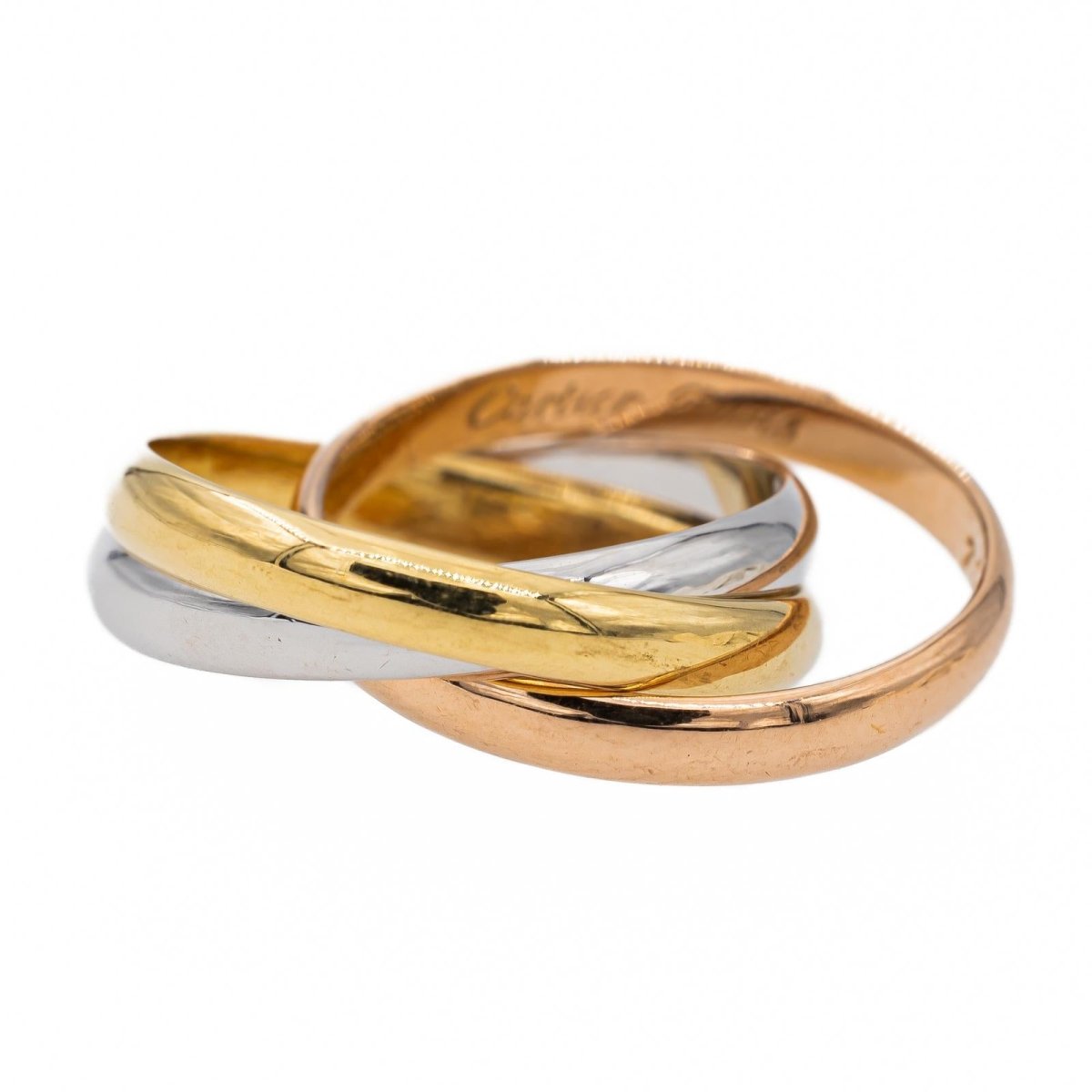 Cartier Bague Alliance Trinity Or jaune - Castafiore
