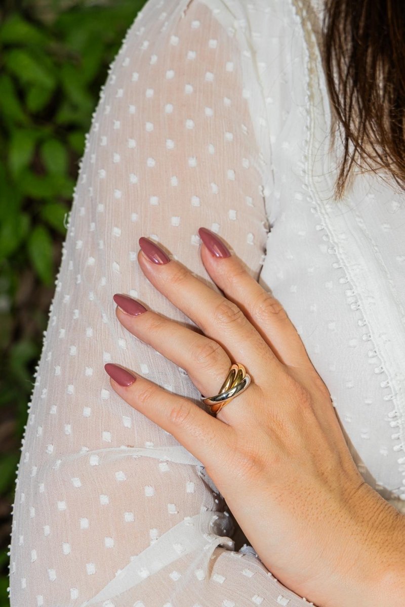 Cartier Bague Alliance Trinity Or jaune - Castafiore