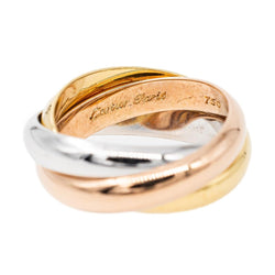 Cartier Bague Alliance Trinity Or jaune - Castafiore