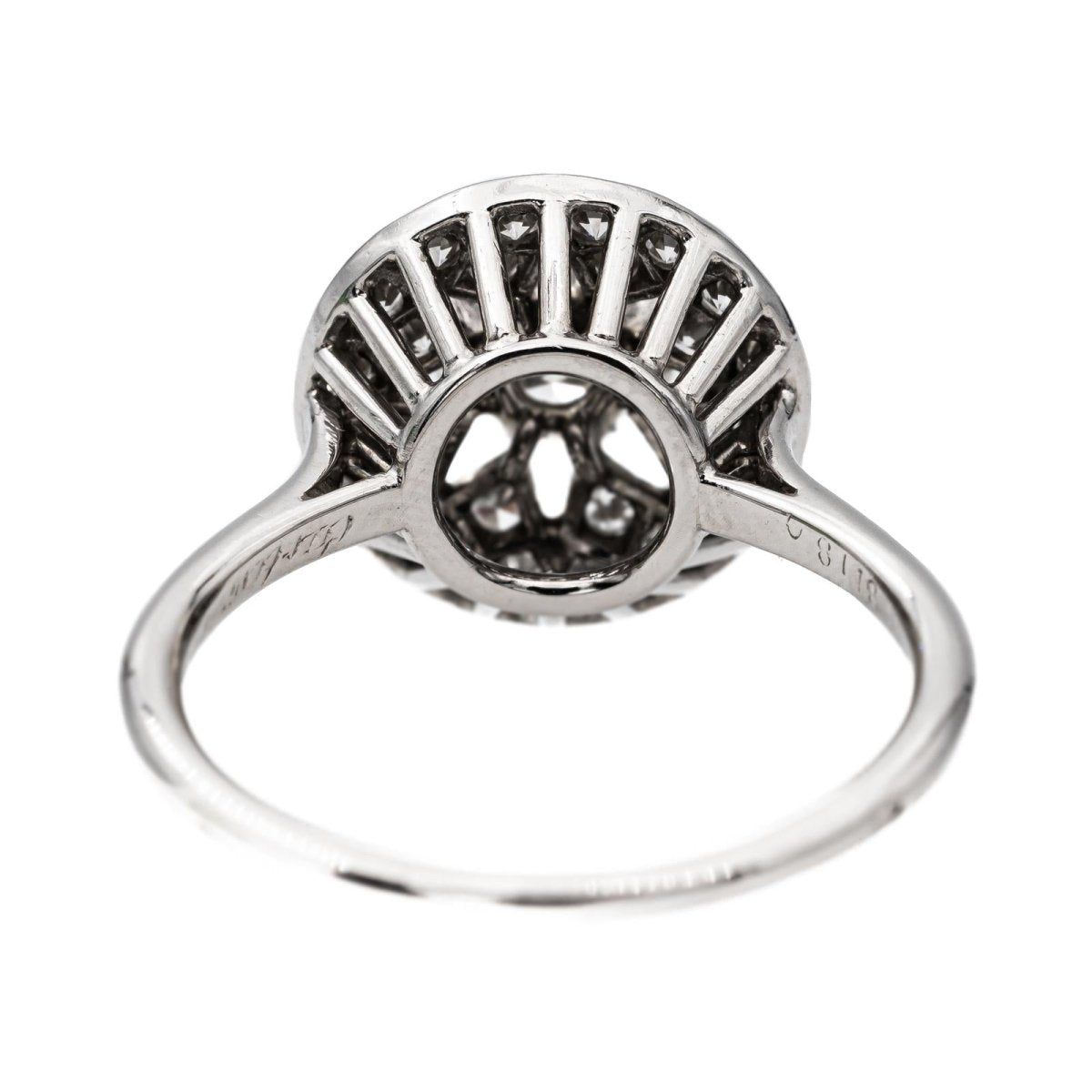 Cartier Bague Art déco Platine Diamant - Castafiore