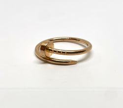 Cartier - bague « juste un clou » or rose PM - Castafiore