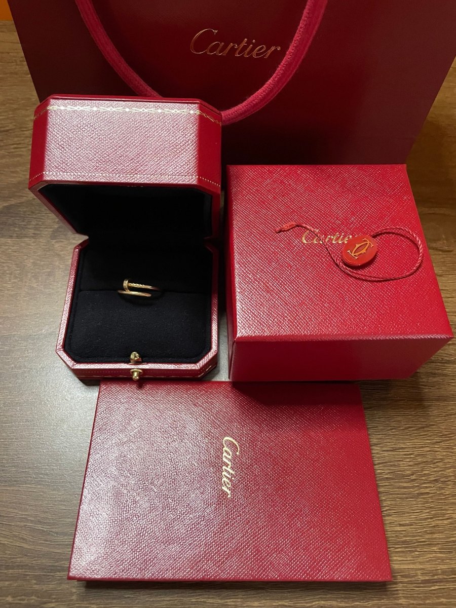 Cartier - bague « juste un clou » or rose PM - Castafiore