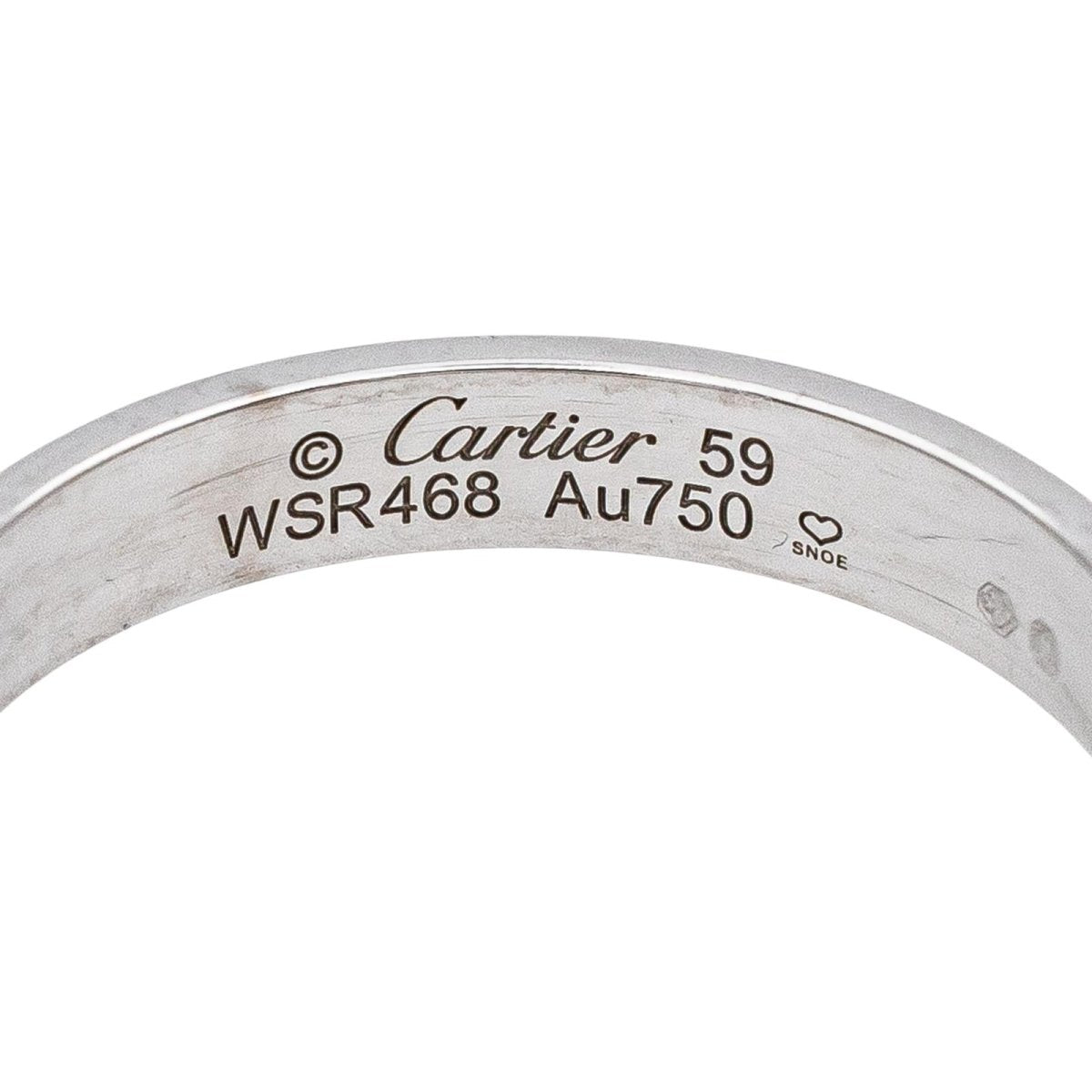 Cartier Bague Love Or blanc - Castafiore