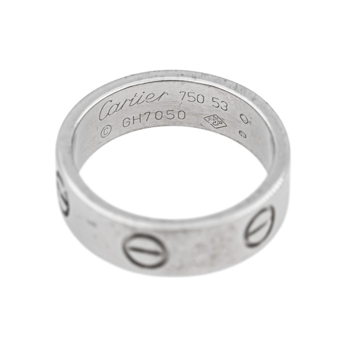 Cartier Bague Love Or blanc - Castafiore