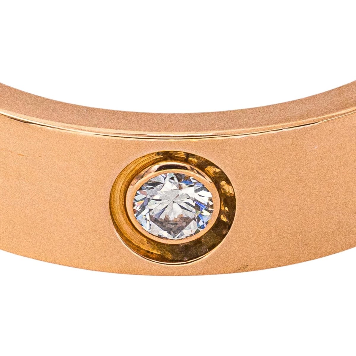 Cartier Bague Love Or rose Diamant - Castafiore