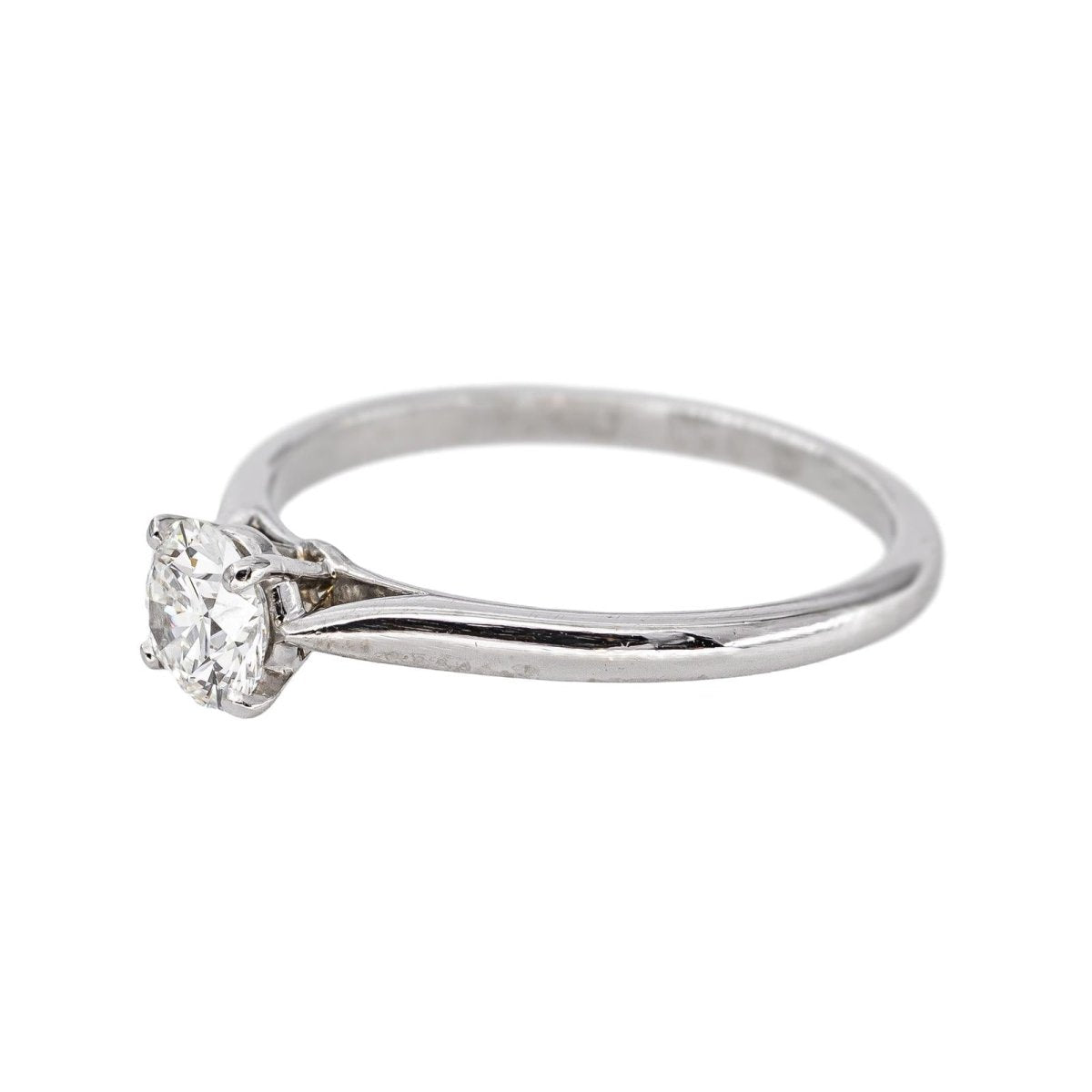 Cartier Bague Solitaire 1895 Platine Diamant - Castafiore