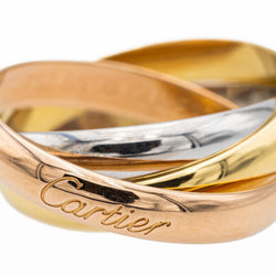 Cartier Bague Trinity Or jaune - Castafiore