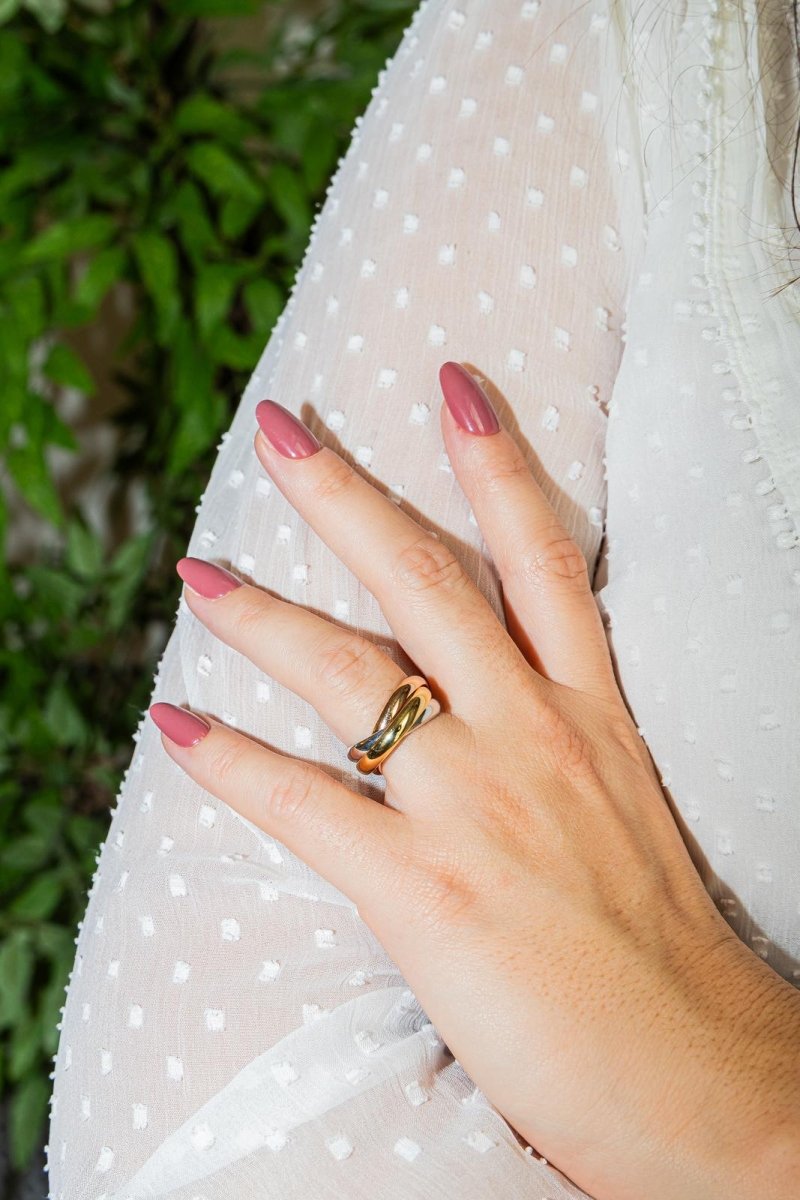 Cartier Bague Trinity Or jaune - Castafiore