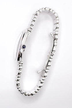 Cartier Baignoire "Casque d'or" Or blanc - v. 1990 - Castafiore