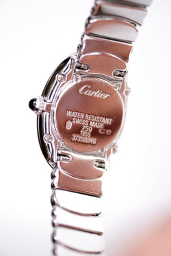 Cartier Baignoire "Casque d'or" Or blanc - v. 1990 - Castafiore