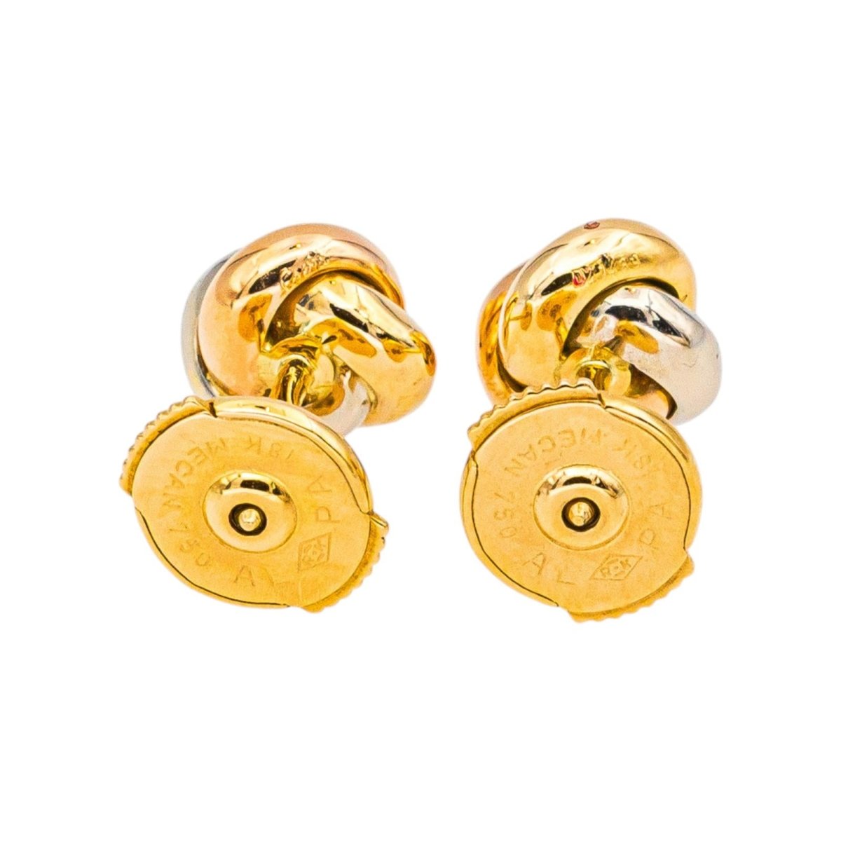 Cartier Boucles d'oreilles Puces Trinity Or rose Diamant - Castafiore