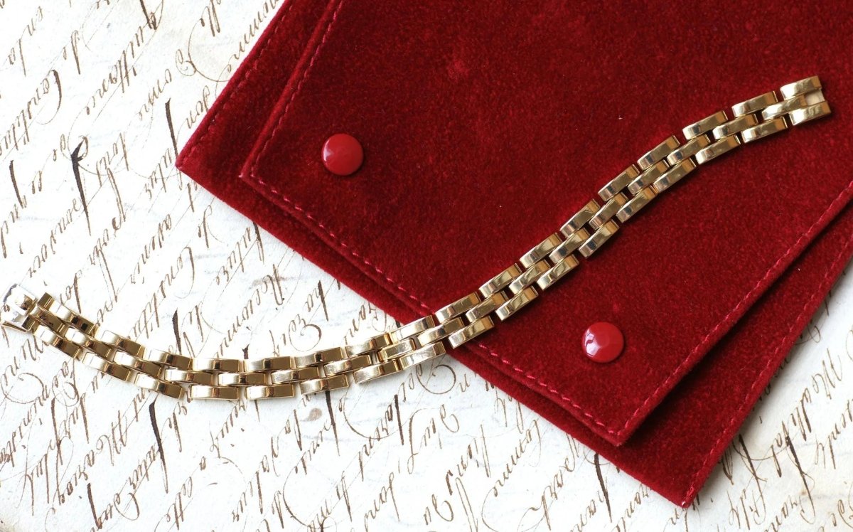 Cartier Bracelet Maille Panthère Or jaune - Castafiore