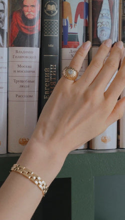 Cartier Bracelet Maille Panthère Or jaune - Castafiore