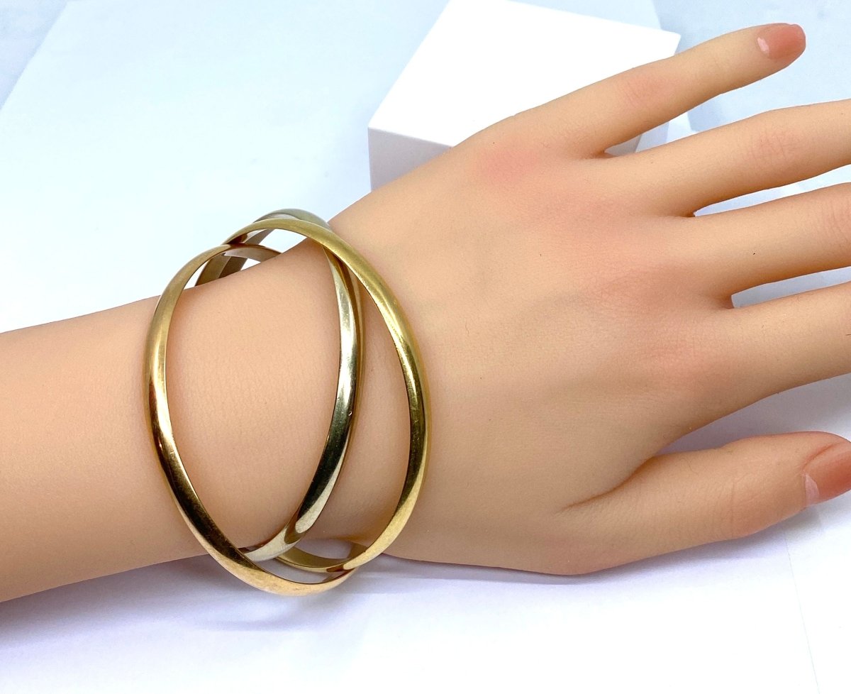 Cartier bracelet Trinity or 18 carats jaune, rose, blanc - Castafiore