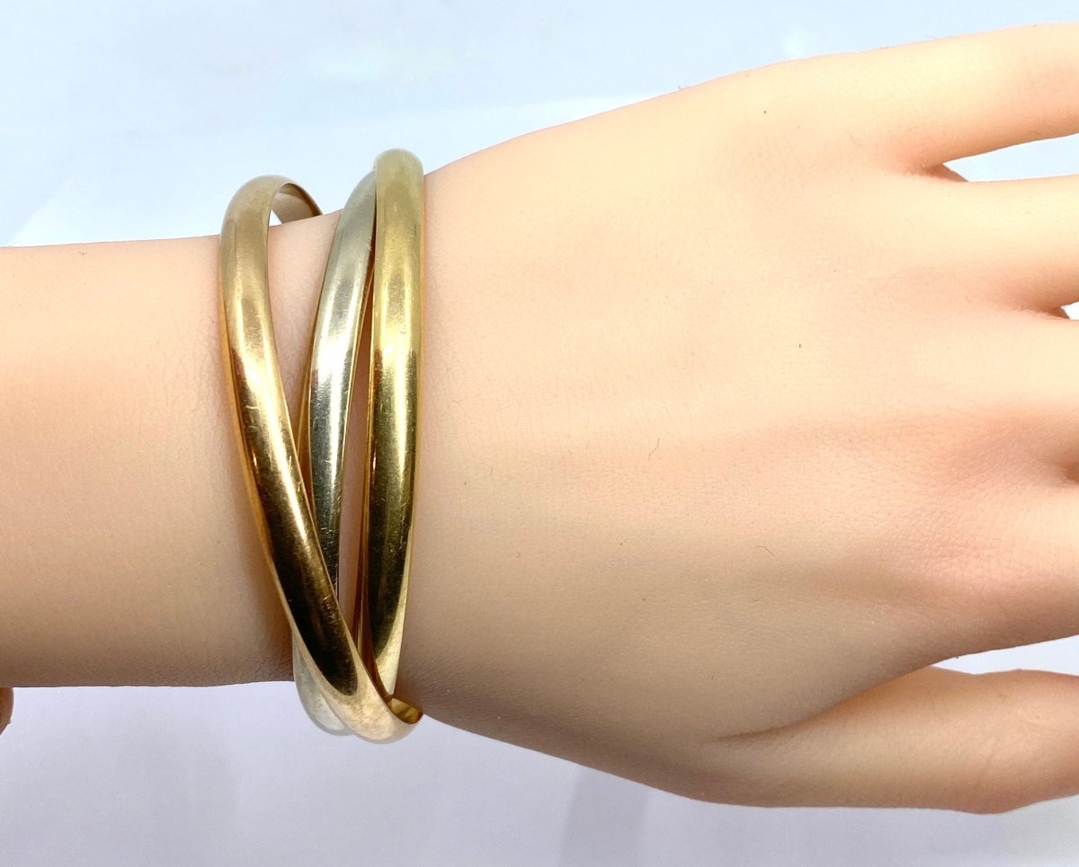 Cartier bracelet Trinity or 18 carats jaune, rose, blanc - Castafiore