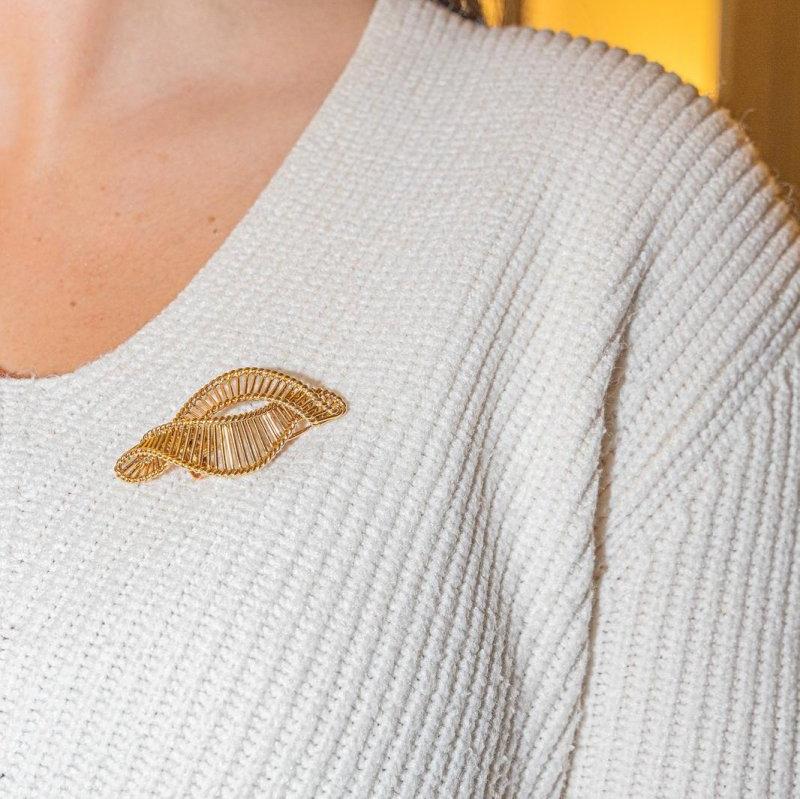 Cartier Broche Or jaune - Castafiore