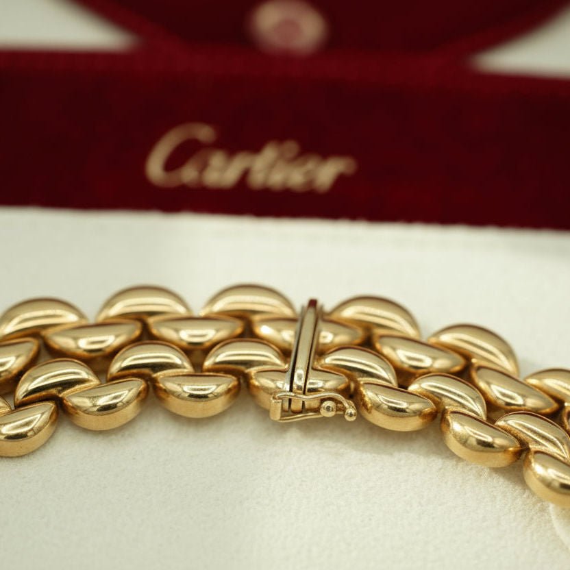 Cartier - Collier Demi Lune - Or jaune - Castafiore