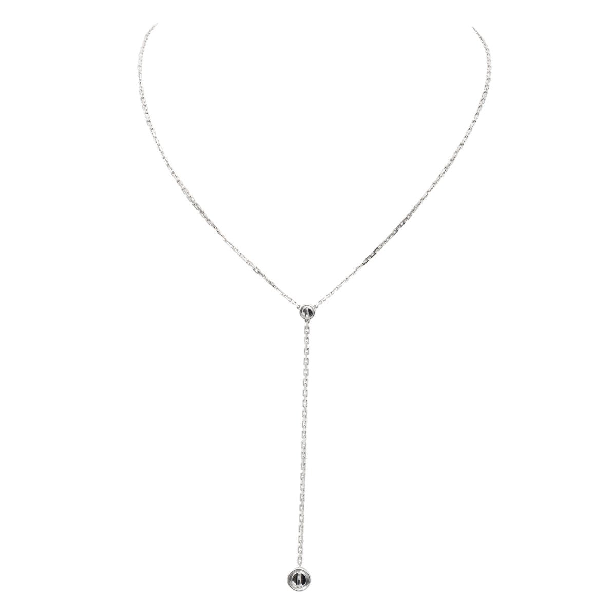 Cartier Collier Négligé Love Or blanc - Castafiore