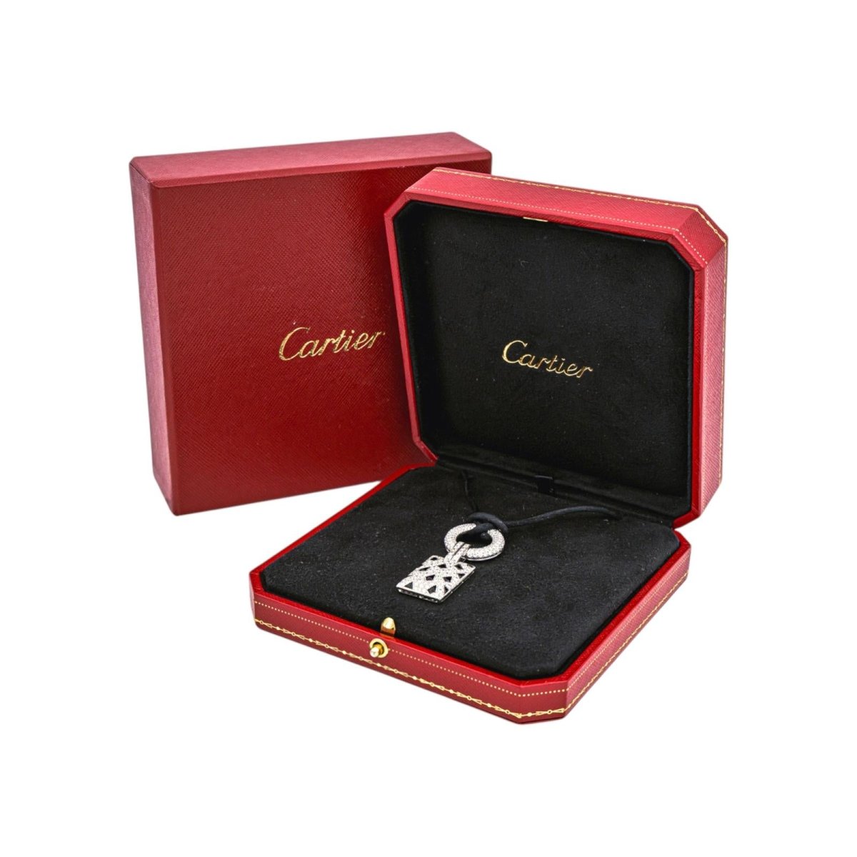 Cartier Collier Pelage Or blanc Diamant - Castafiore